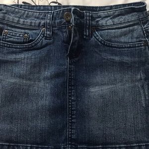 jean skirt
